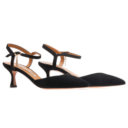 BRAVO MODA 0421/CZARNY ZAMSZ