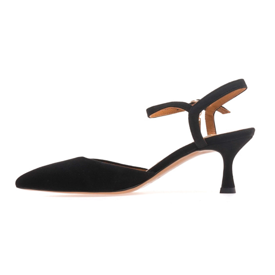 Босоніжки BRAVO MODA 0421/CZARNY ZAMSZ