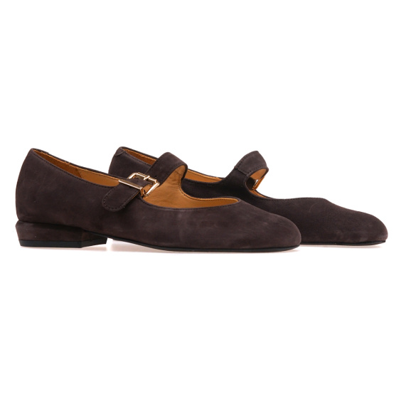 Туфлі BRAVO MODA 0436/BRAZ CIEMNY ZAMSZ