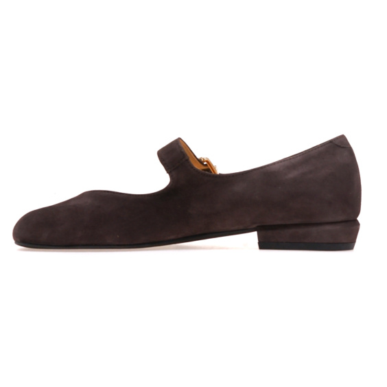 Туфлі BRAVO MODA 0436/BRAZ CIEMNY ZAMSZ
