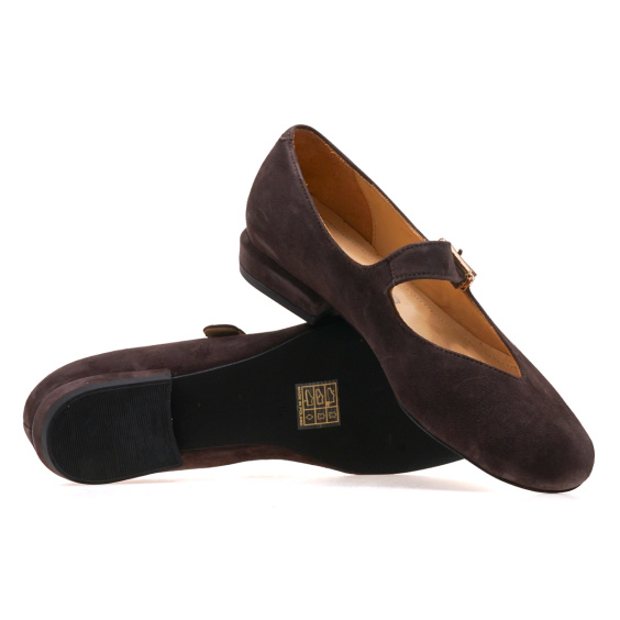 Туфлі BRAVO MODA 0436/BRAZ CIEMNY ZAMSZ