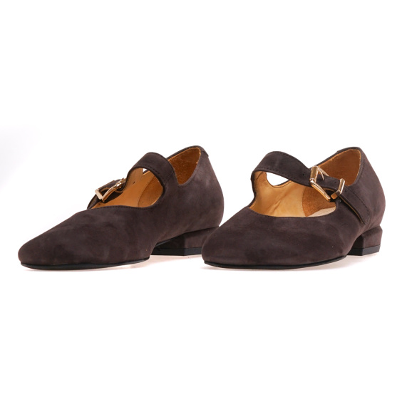 Туфлі BRAVO MODA 0436/BRAZ CIEMNY ZAMSZ