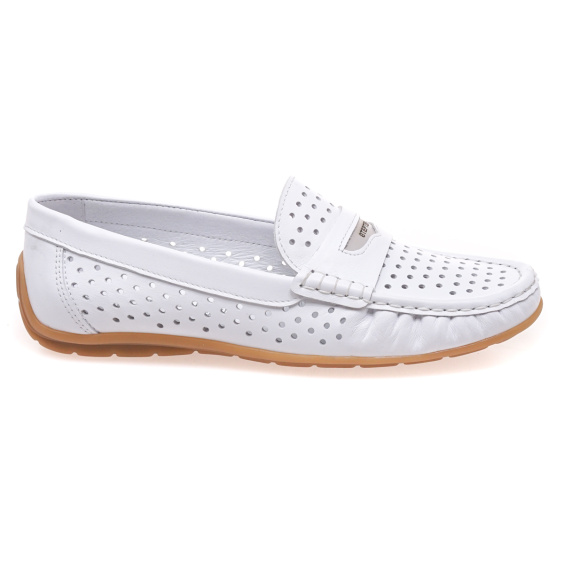 Мокасини STEPTER 8924/WHITE LTHR
