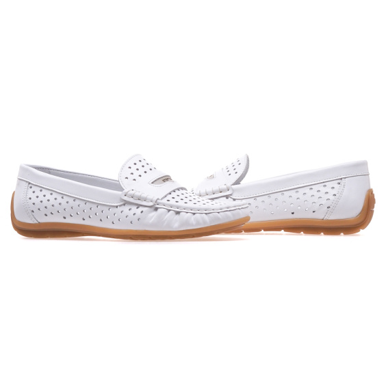 Мокасини STEPTER 8924/WHITE LTHR