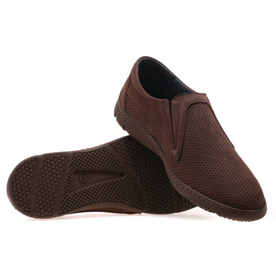 Туфлі комфорт IKOS 579-5/BROWN NUB