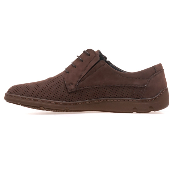 Туфлі комфорт IKOS 578-5/BROWN NUB