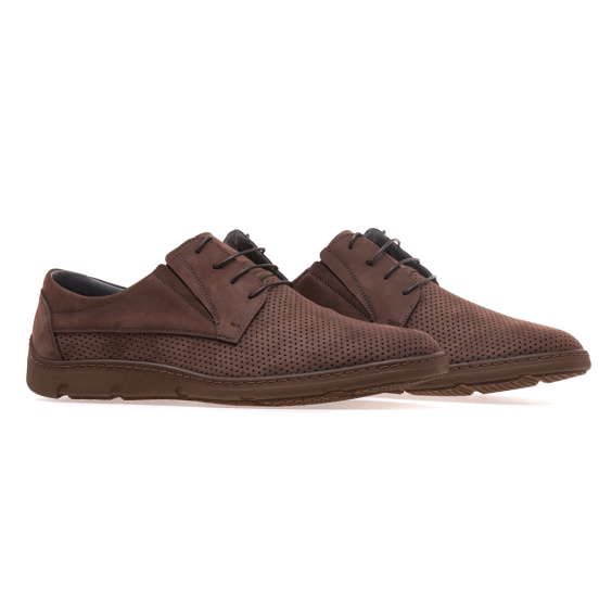Туфлі комфорт IKOS 578-5/BROWN NUB