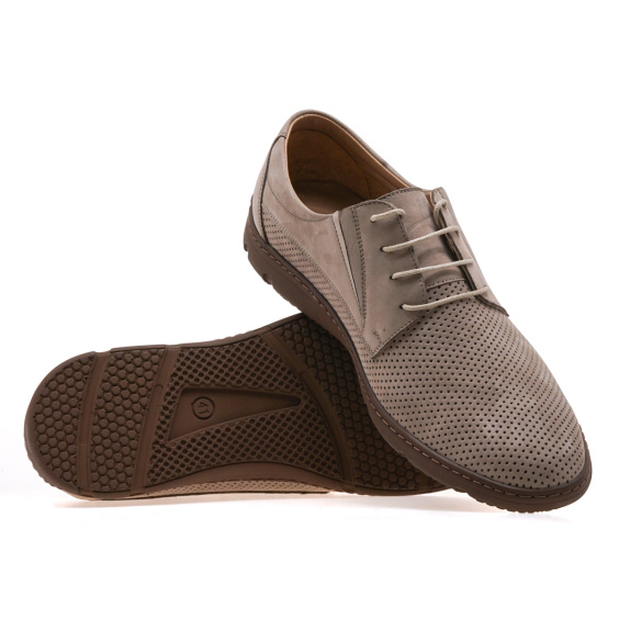 Туфлі комфорт IKOS 578-2/BEIGE NUBUK