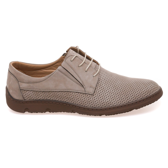 Туфлі комфорт IKOS 578-2/BEIGE NUBUK