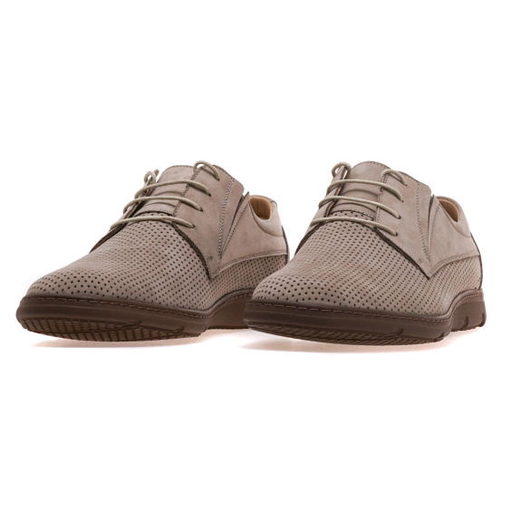 Туфлі комфорт IKOS 578-2/BEIGE NUBUK