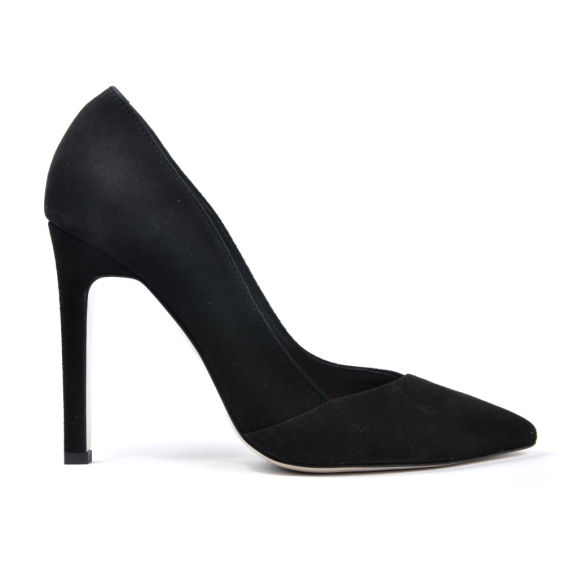 Туфлі човники Bravo Moda 1305/Czarny zamsz
