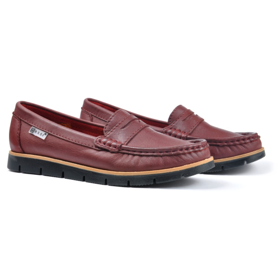 Мокасини NESSI 76506/BORDO 1