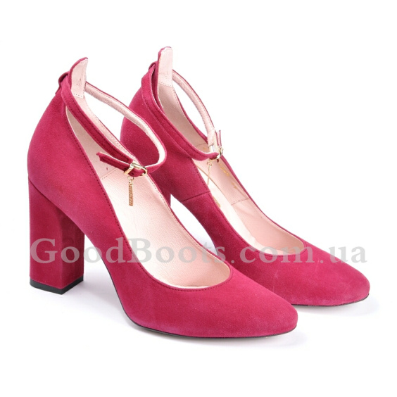 Туфлі човники Bravo Moda 1549/plum zamsz