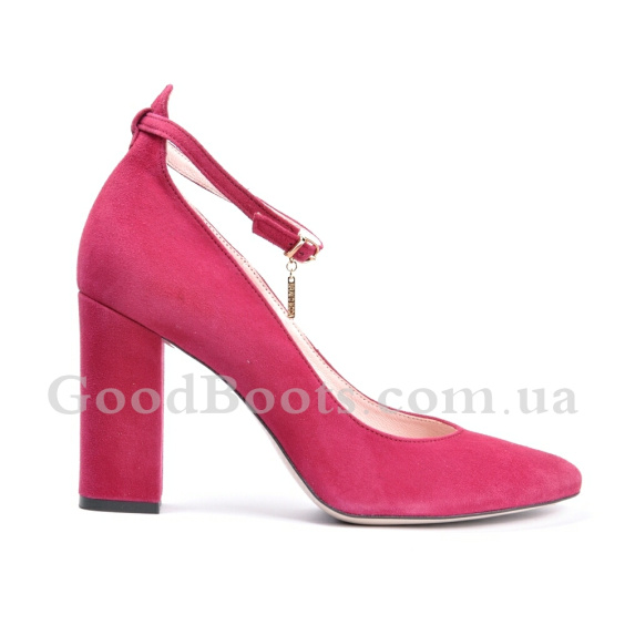 Туфлі човники Bravo Moda 1549/plum zamsz