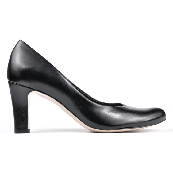 Туфлі човники Bravo Moda 1381/Czarna skora