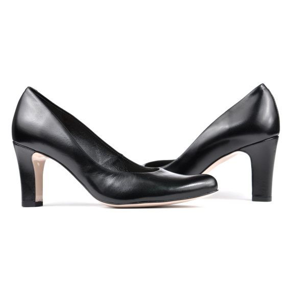 Туфлі човники Bravo Moda 1381/Czarna skora
