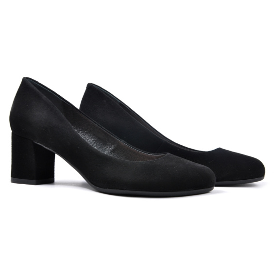 Туфлі човники Bravo Moda 1672/Czarny zamsz