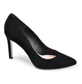 BRAVO MODA 1373/CZARNY ZAMSZ