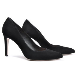 BRAVO MODA 1373/CZARNY ZAMSZ