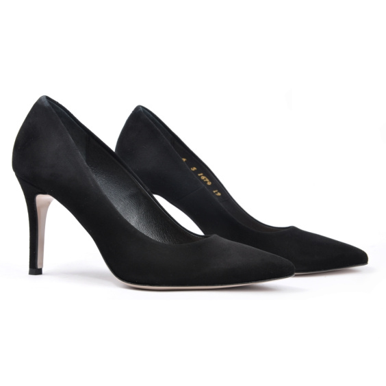 Туфлі BRAVO MODA 1679/CZARNY ZAMSZ