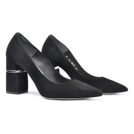 BRAVO MODA 1818/CZARNY ZAMSZ BRAVO MODA 1818/CZARNY ZAMSZ