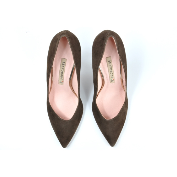 Туфлі BRAVO MODA 1825/UMBER ZAMSZ
