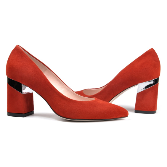 Туфлі BRAVO MODA 1773/CEGLA ZAMSZ