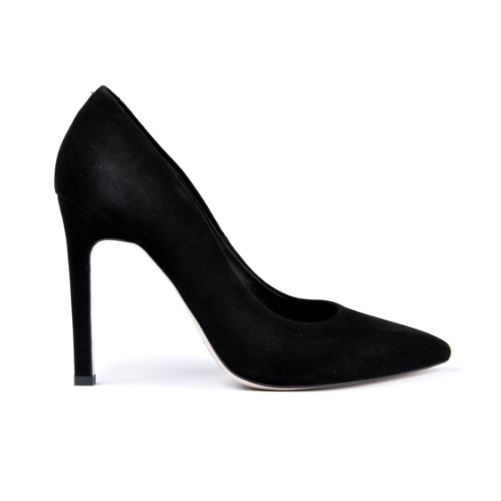 Туфлі човники BRAVO MODA 1254 / CZARNY ZAMSZ