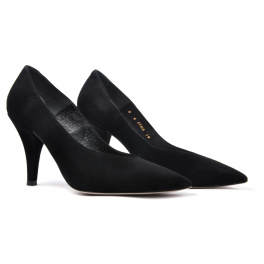 BRAVO MODA 1764/CZARNY ZAMSZ BRAVO MODA 1764/CZARNY ZAMSZ