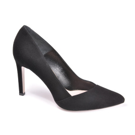 BRAVO MODA 1332/CZARNY ZAMSZ