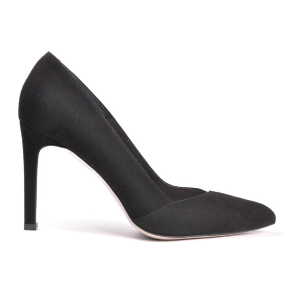 Туфлі човники BRAVO MODA 1332/CZARNY ZAMSZ
