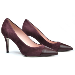 Bravo Moda1782/SLIWKA ZAMSZ+SKORA Bravo Moda1782/SLIWKA ZAMSZ+SKORA
