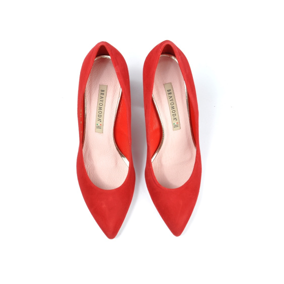 Туфлі BRAVO MODA 1789/CZER.ZAMSZ