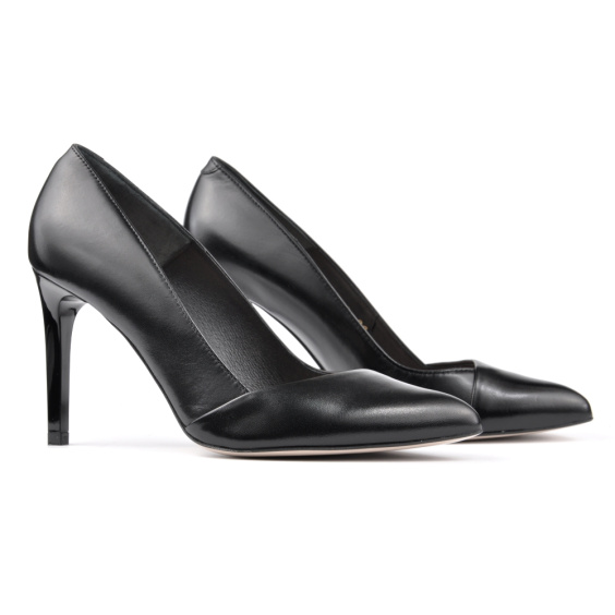 Туфлі човники BRAVO MODA 1332/CZARNY SKORA