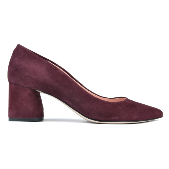 Туфлі човники BRAVO MODA 1692/SLIWKA ZAMSZ