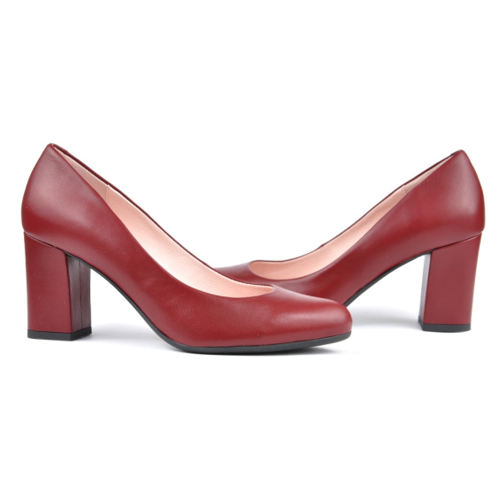 Туфлі BRAVO MODA 1586/BORDO SKORA