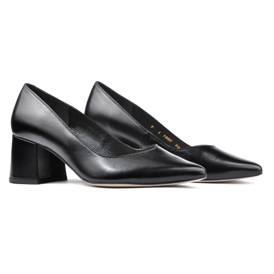 Туфлі човники BRAVO MODA 1887/CZARNY SKORA